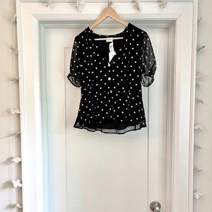 Aritzia Button-Front Blouse